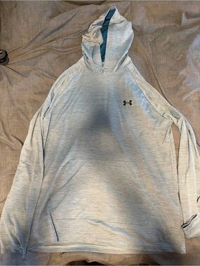 LG Men's Heather Light Gray Hooded Pullover